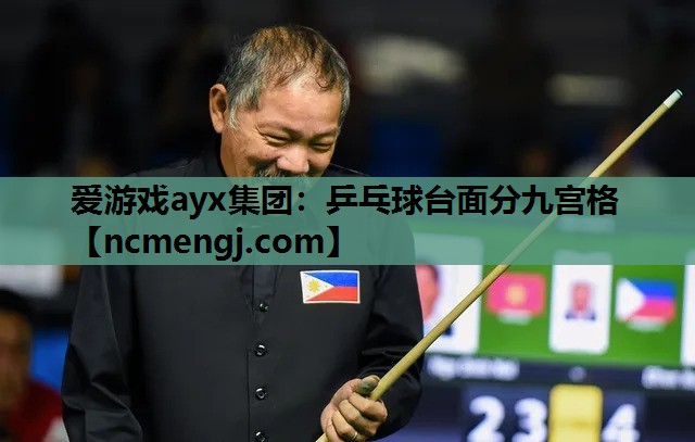 乒乓球台面分九宫格